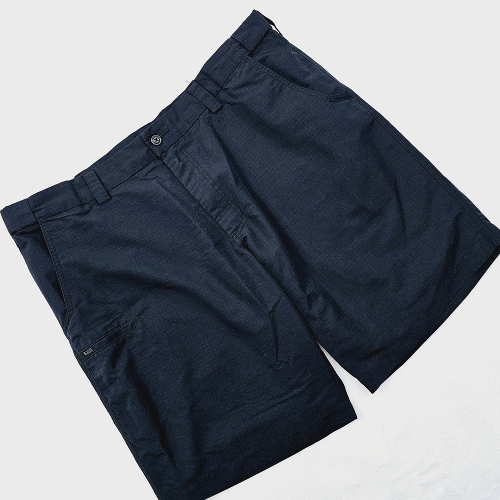 5.11 Tactical Mens 42W Fast-Tac Urban Blue Shorts Ripstop Utility Hiking‎